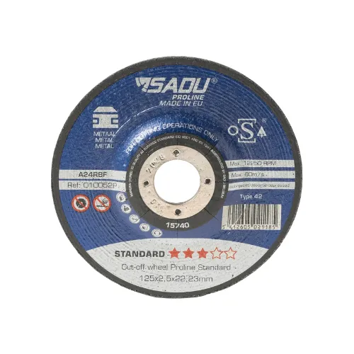 [010052P] Trennscheibe Proline Standard 125x2,5x22,23 A24R Metall bombiert
