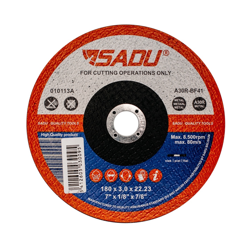 [010113A] Trennscheibe Sadu 180x3,0x22,23 A30R Metall flach