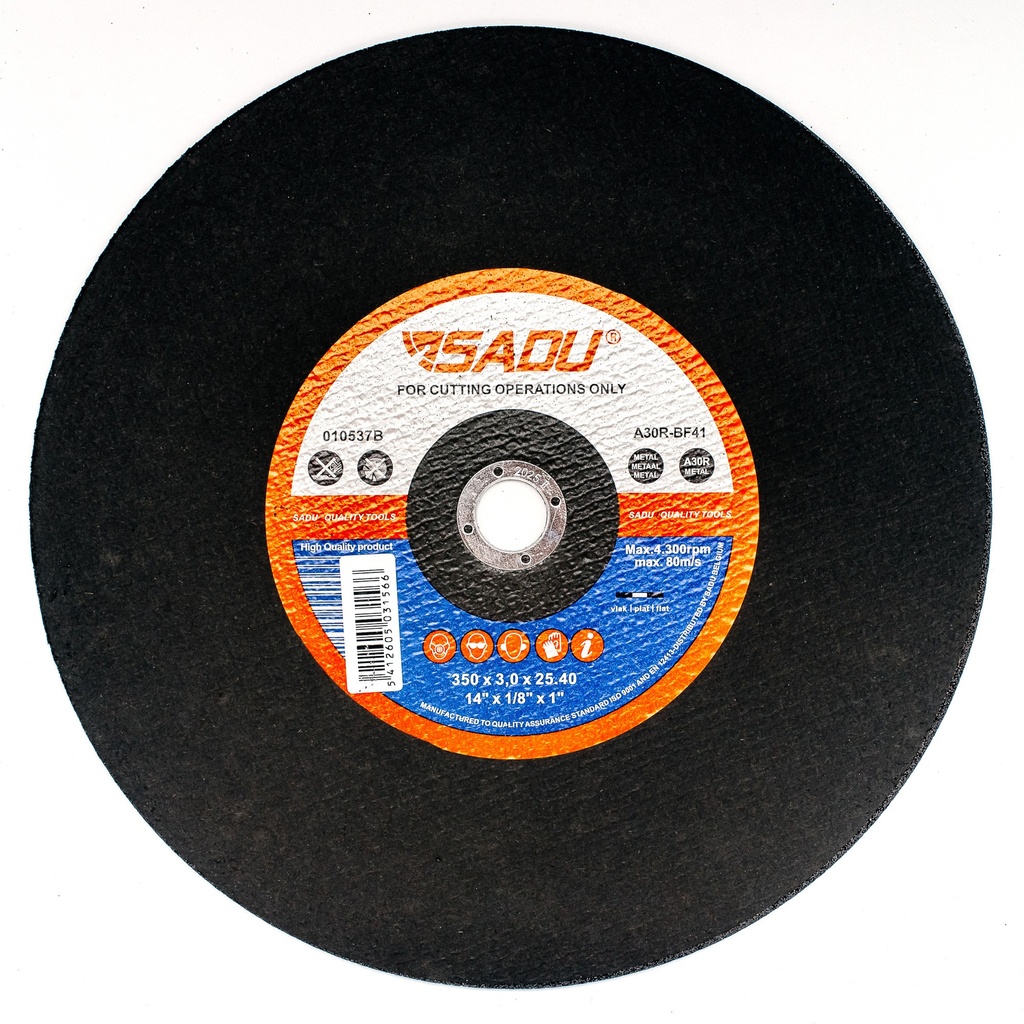 [010537B] Snijschijf Sadu 350x3,0x25,40 A30R metaal vlak ( chop saw )