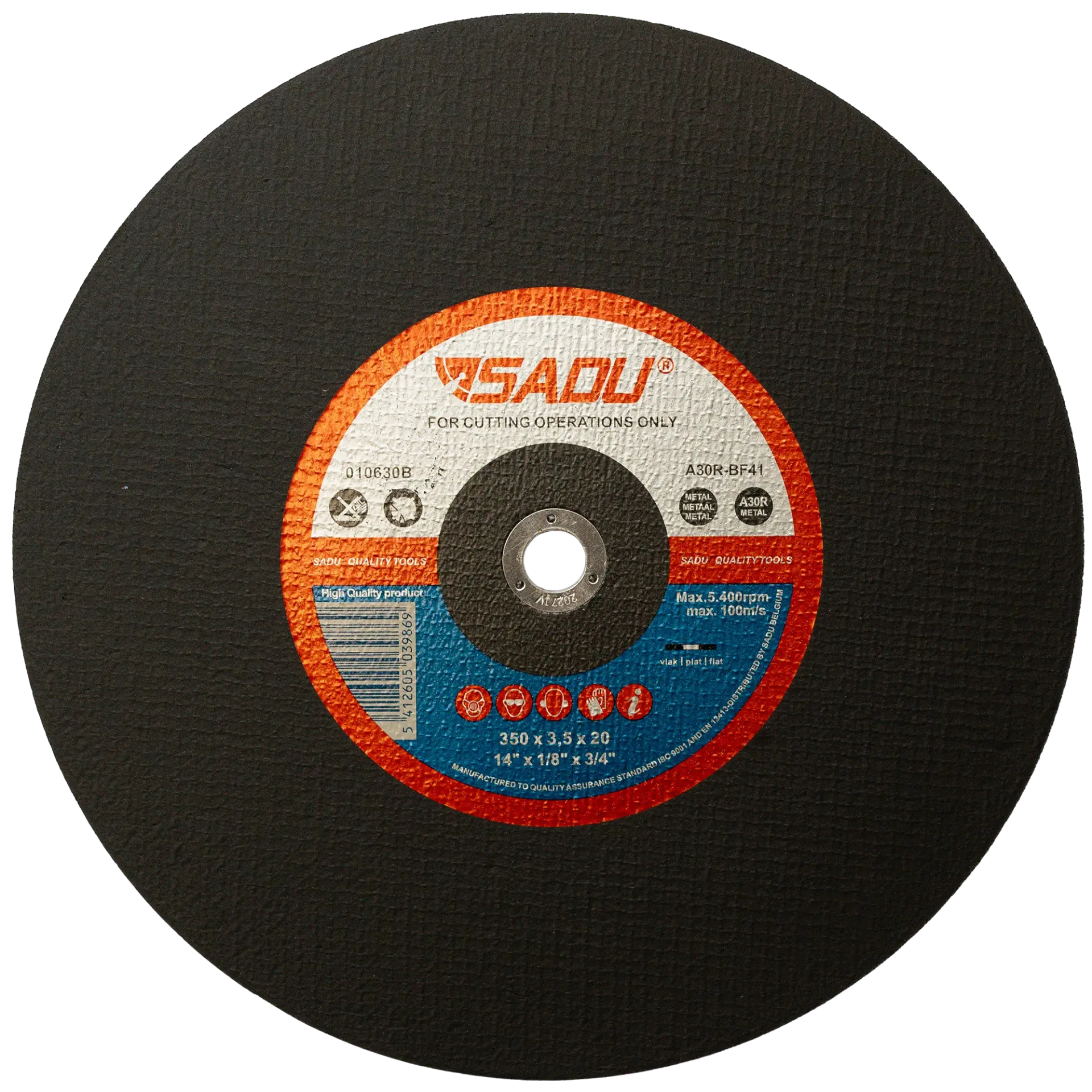 [010630B] Disque à tronç. Sadu 355x3,5x20,00 métal Petrol saw