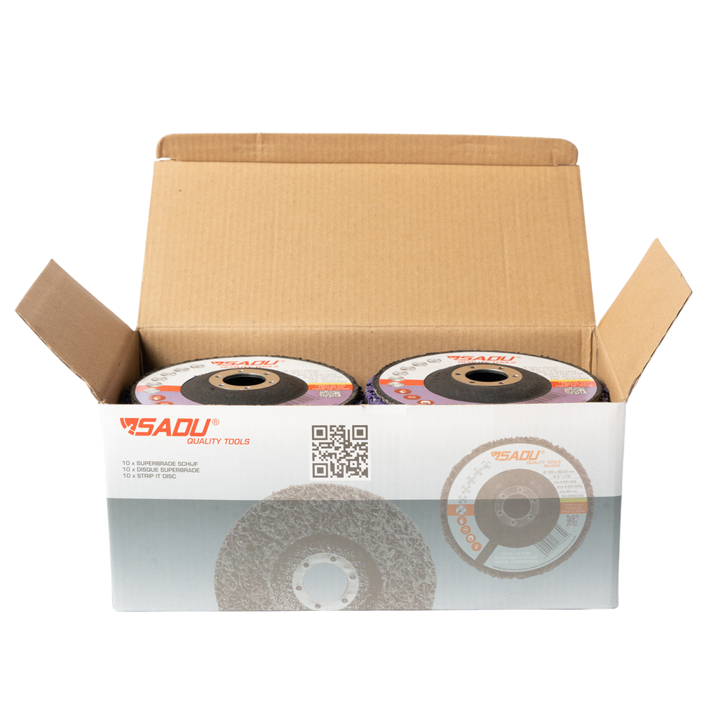 [050296S] Superbrade schijf op fiberglas Sadu 125mm b=22mm(paars)