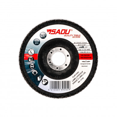 [020254B] Flap disc Sadu/conic 125 GA120 Standard