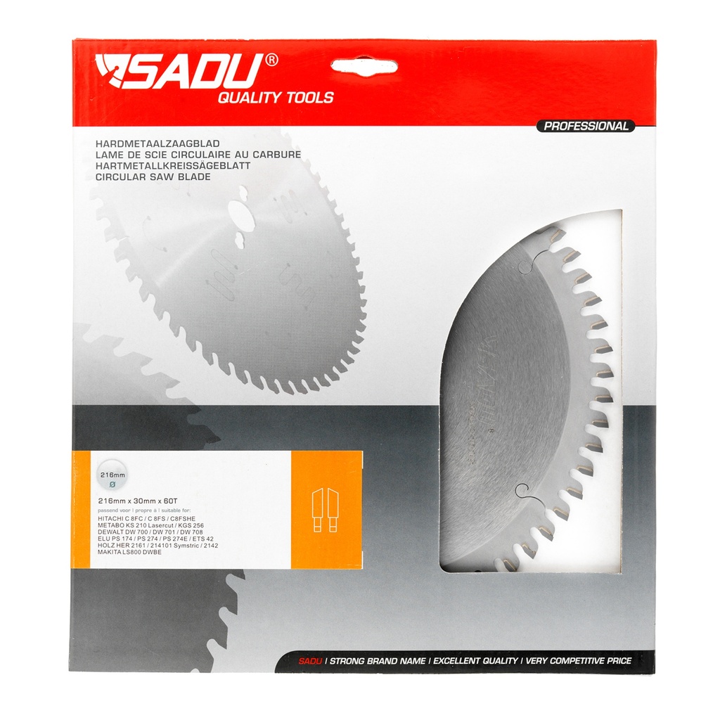[090399A] Carbide circ. saw-blade 150x4,0-5,2x30 T=28 scoring ATB