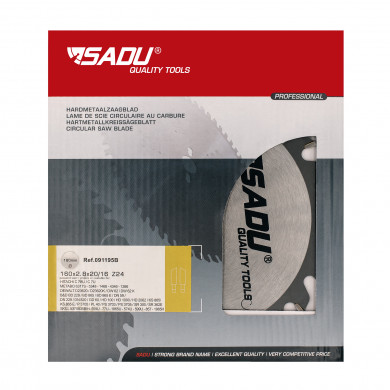 [091195B] HM-Sägeblatt 160 20/16 Z=24 Vielzweck WZ 5°