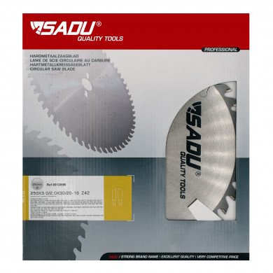[091209B] HM-Sägeblatt 250 30/20-16 Z=42 Vielzweck WZ 5° - 636