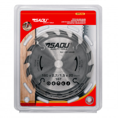[091466B] Carbide circ. saw-blade DIY 160 20 T=16 ATB