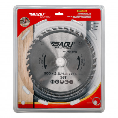 [091474B] HM-Sägeblatt DIY 200 30 Z=36 WZ
