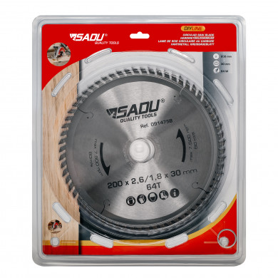 [091475B] Carbide circ. saw-blade DIY 200 30 T=64 ATB