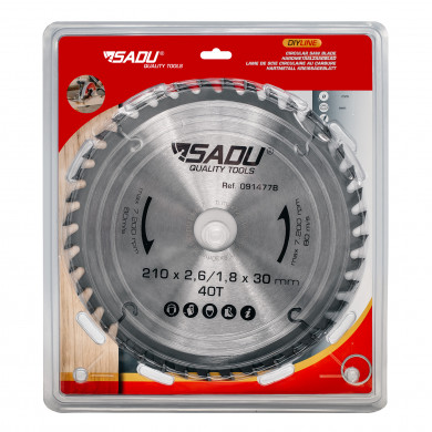 [091477B] Carbide circ. saw-blade DIY 210 30 T=40 ATB