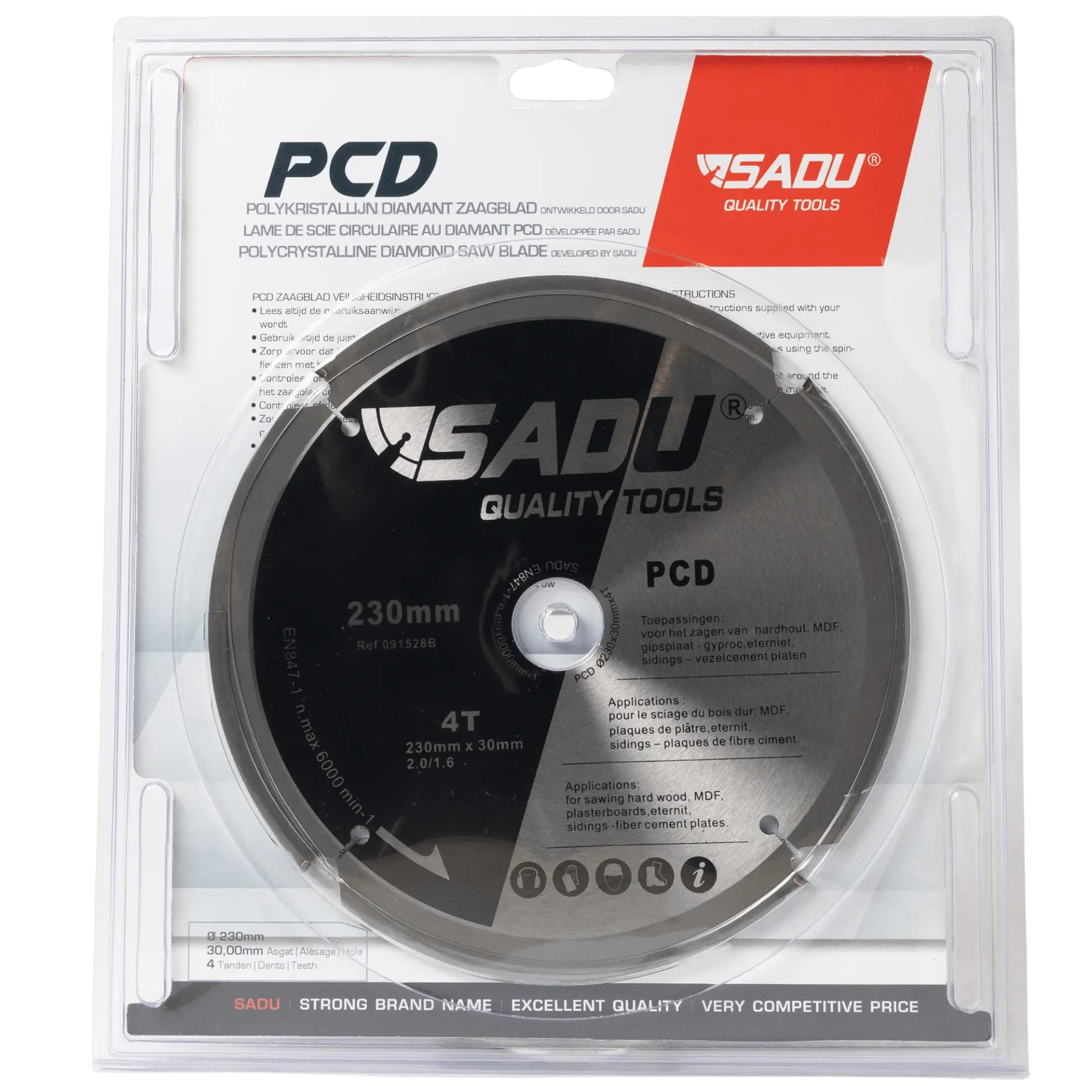[091528B] Zaagblad PCD 230mmx30mm T=4