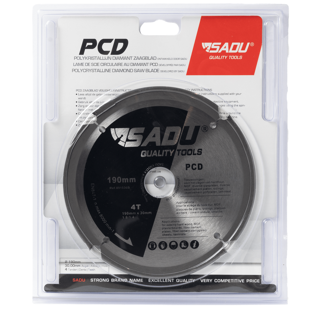 [091536B] Sägeblatt PCD 190mmx30mm Z=4