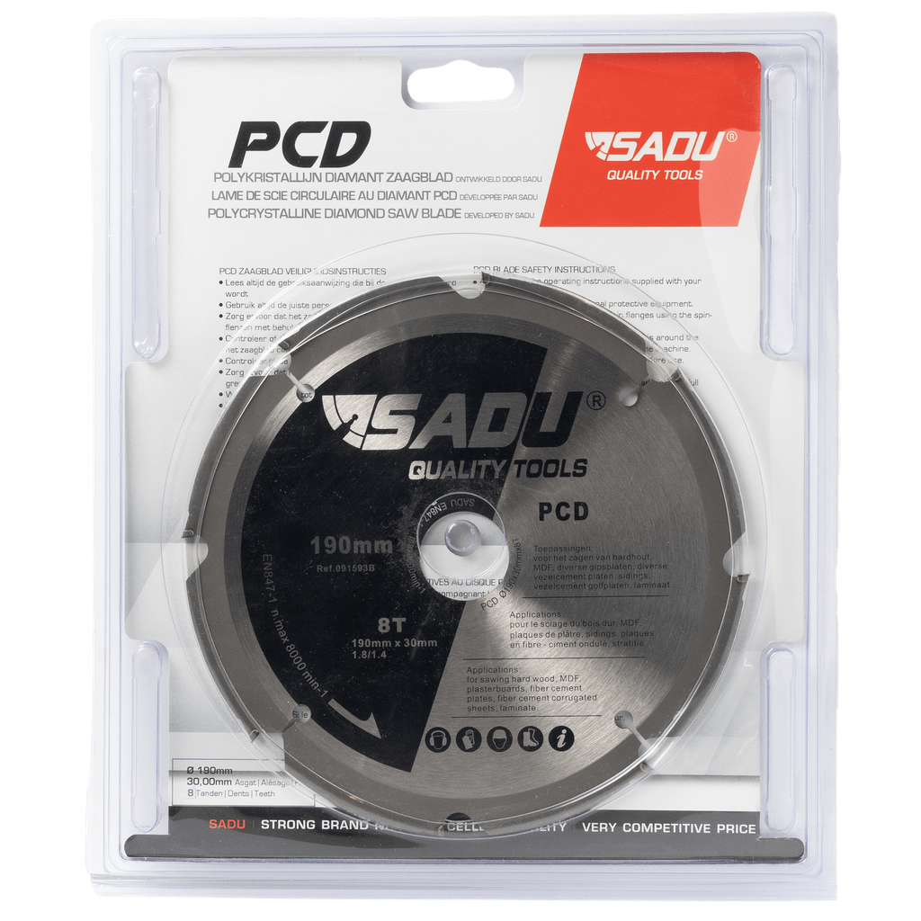 [091593B] Zaagblad PCD 190mmx30mm T=8