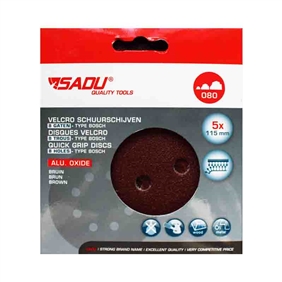 [110423A] Velcroschijf FBR 115mm K040 8 gaten Bosch (SB per 5)