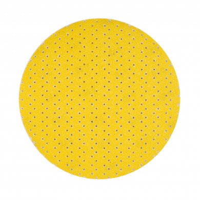 [113741B] Velcroschijf geel 225mm AO K040 multi gaten