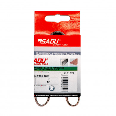 [110102A] Schuurband linnen AO 13x455mm K080 ( SB per 3 )