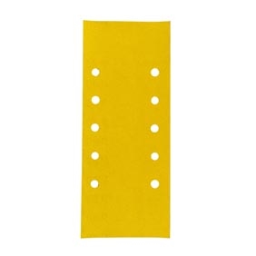 [110663A] Strook YCS geel 115x280mm K180 10 gaten