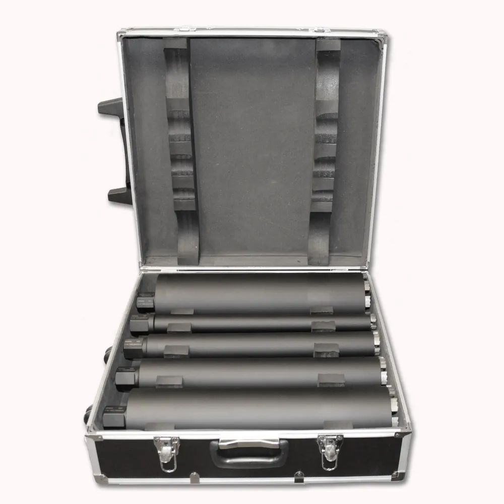 [069380B] Set diamantbohrer 1 1/4" UNC (42,62,82,112,131mm) l=450mm
