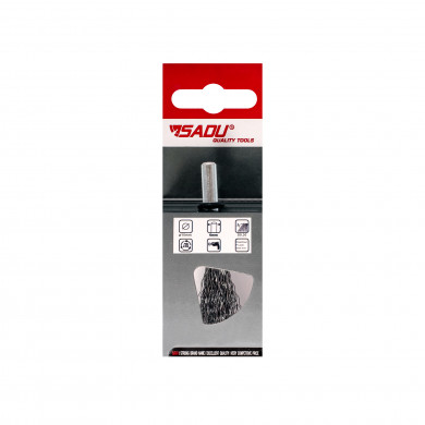 [080119S] Stift-Penseelborstel/kaart 17x6mm grof / Sadu