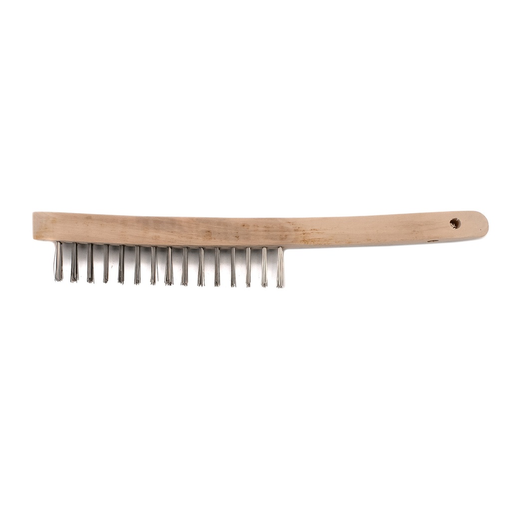 [080162S] Brosse à main 2rangs inox V2A / Sadu
