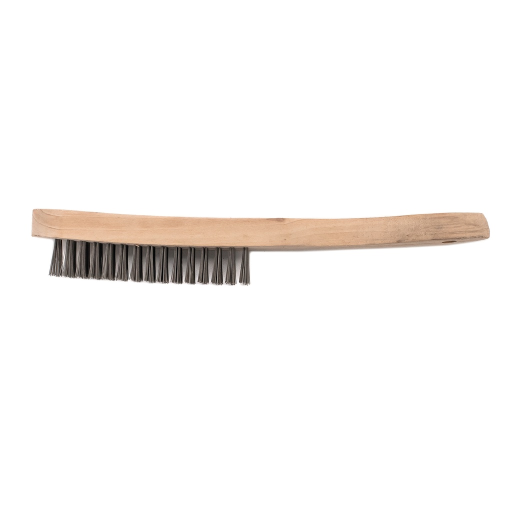 [080164S] Handborstel 4rijen inox V2A / Sadu