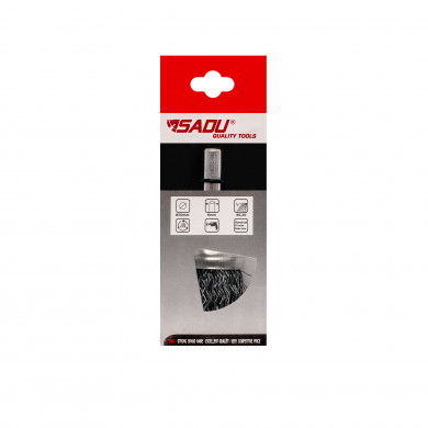 [080881S] Stift-Penseelborstel/kaart 25x6mm grof / Sadu