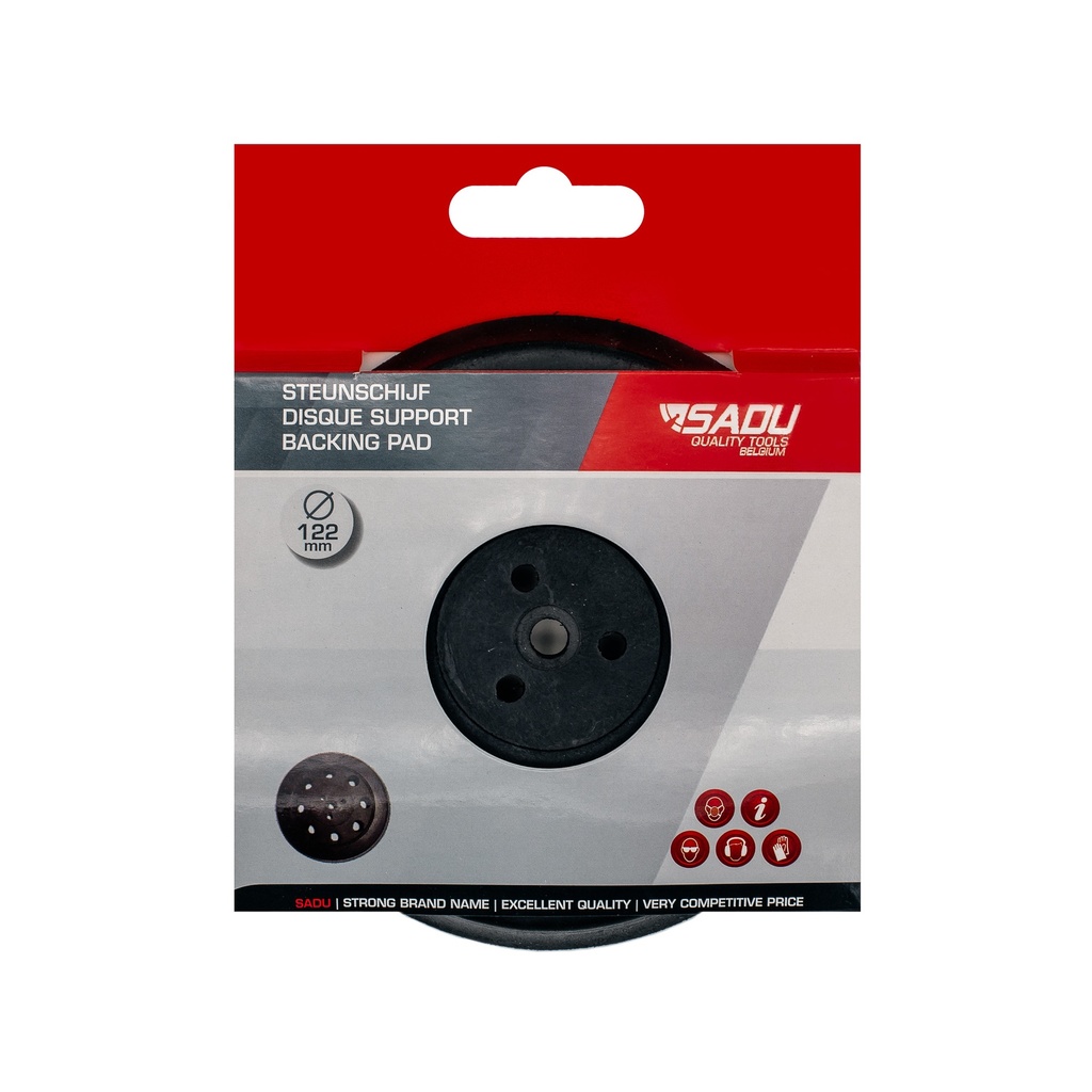 [030029A] Quick grip pad 8 holes dia 122mm
