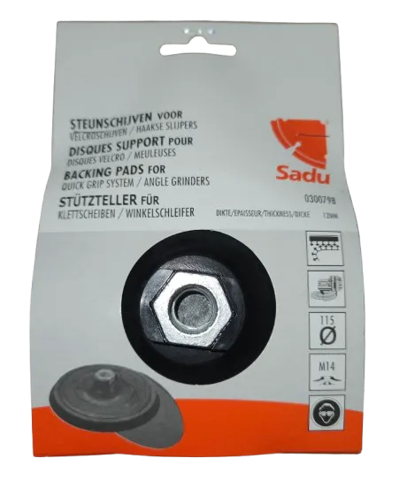 [030079B] Quick grip pad dia 115mm M14 thick