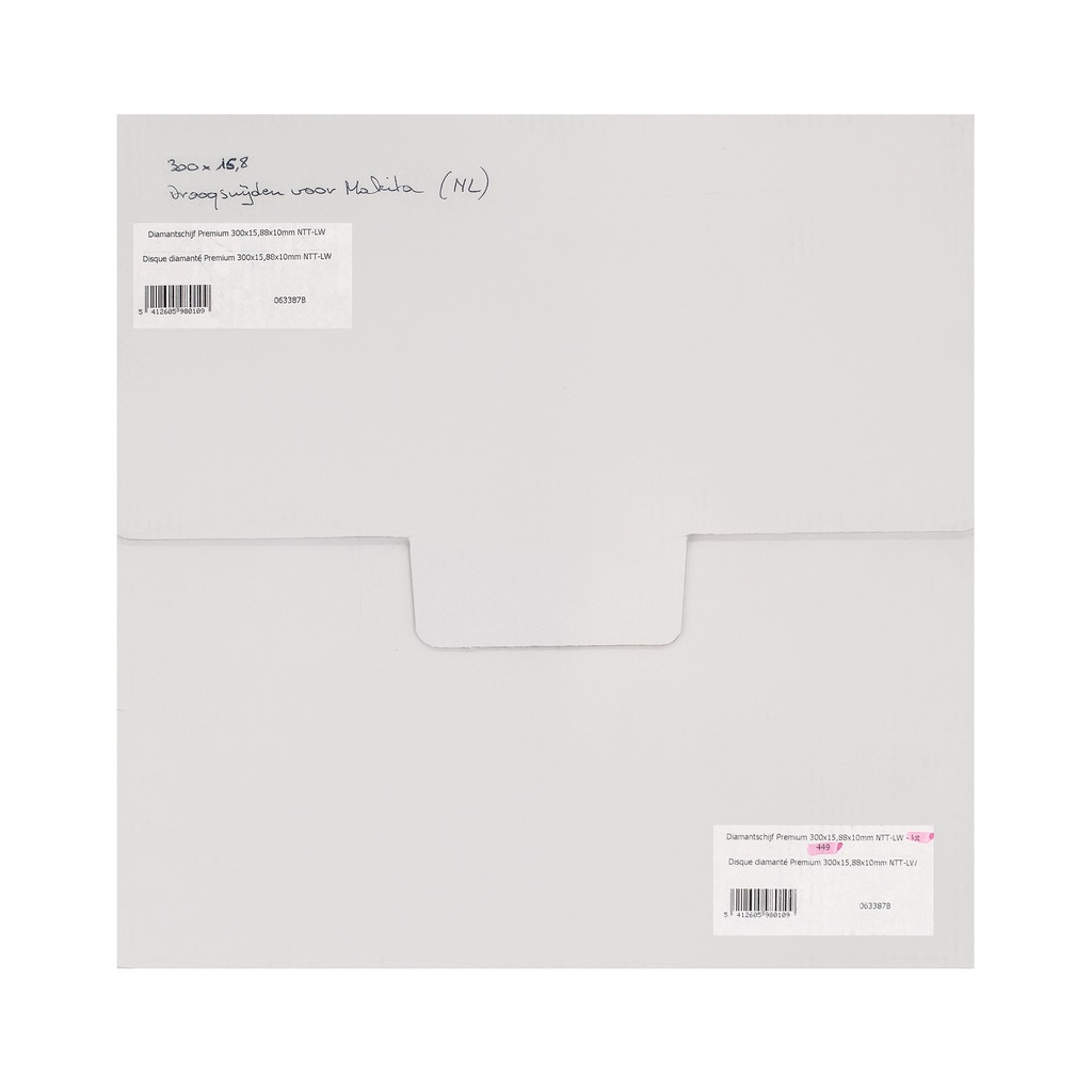 [063387B] Diamantscheibe Premium 300x15,88x10mm NTT-LW