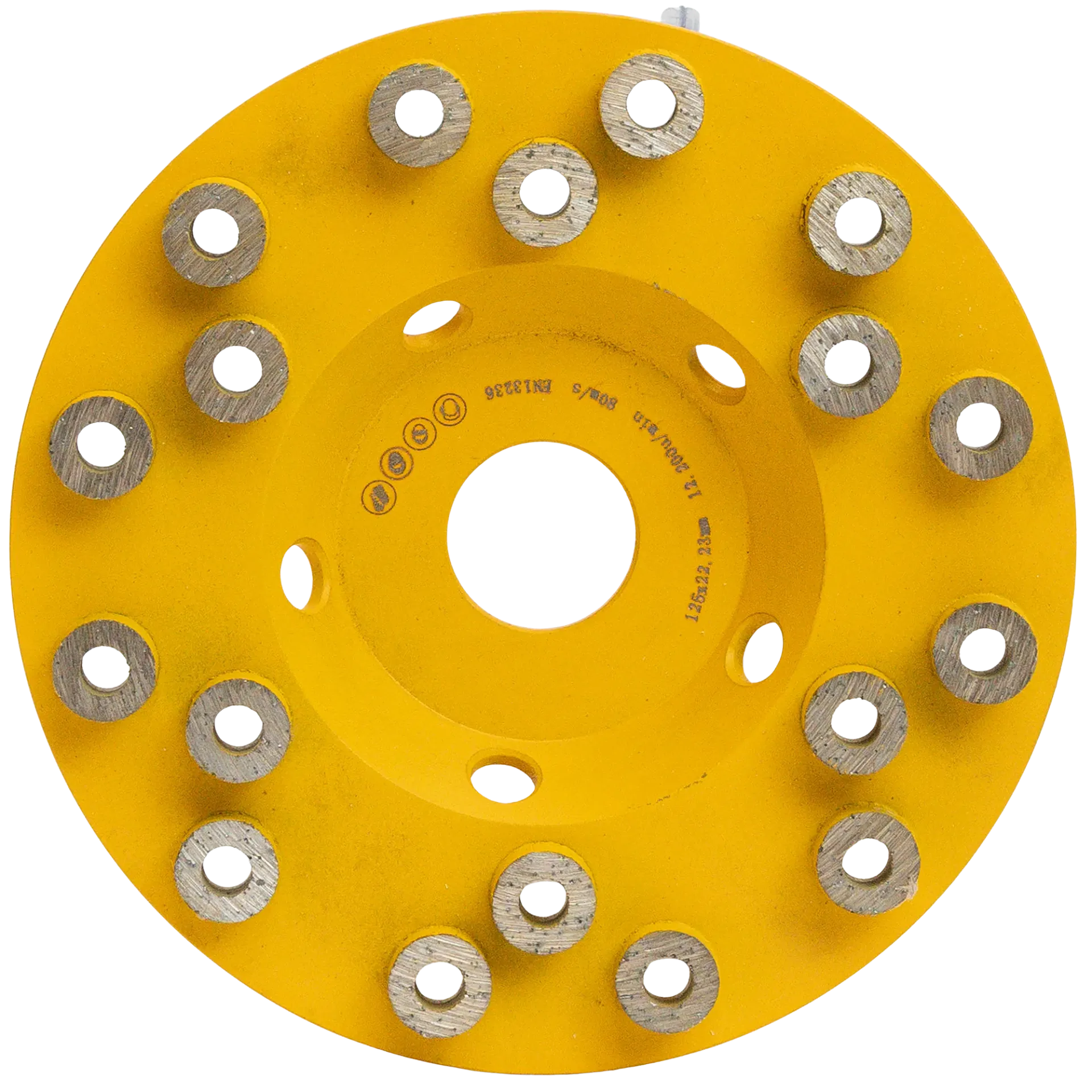 [064312B] Komschijf diamant Premium 125x22,20mm Pipe cup