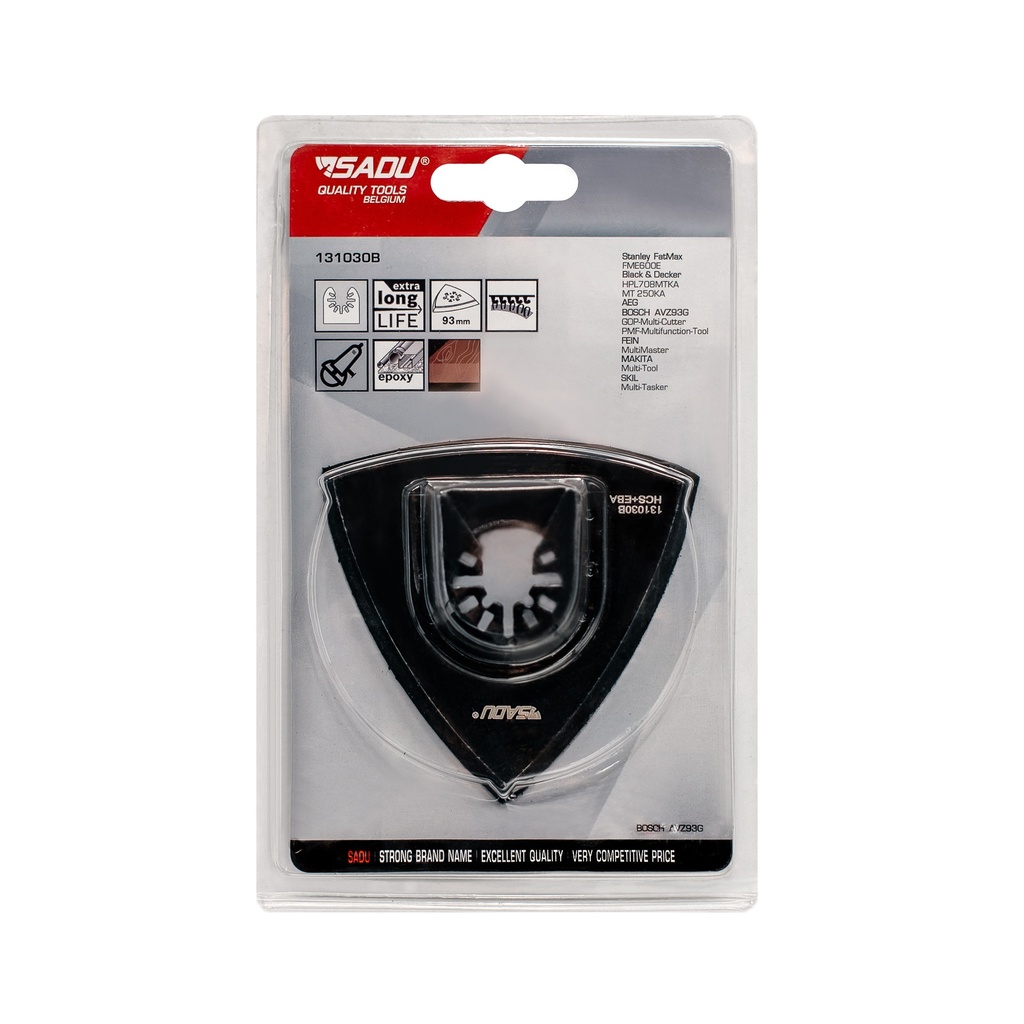[131030B] Plaque de ponçage pour velcro triangle 93x93x93mm