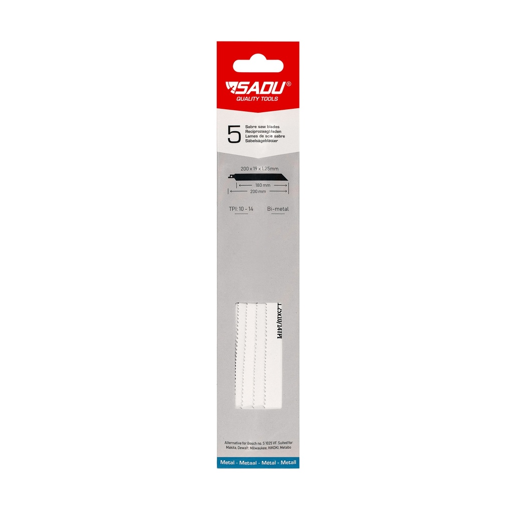 [100268S] Recipro Sadu S1025VF 1014 CD/200-200x19x1,25x10/14 TPI - per 5
