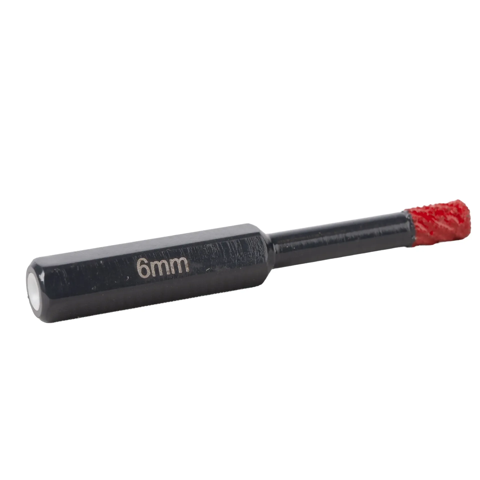 [063909B] Diamanttegelboor droog zeskant wax 6mm l=65mm met patroon