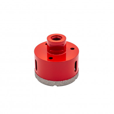 [069124B] Diamanttegelboor droog M14  brazed 68mm l=60mm