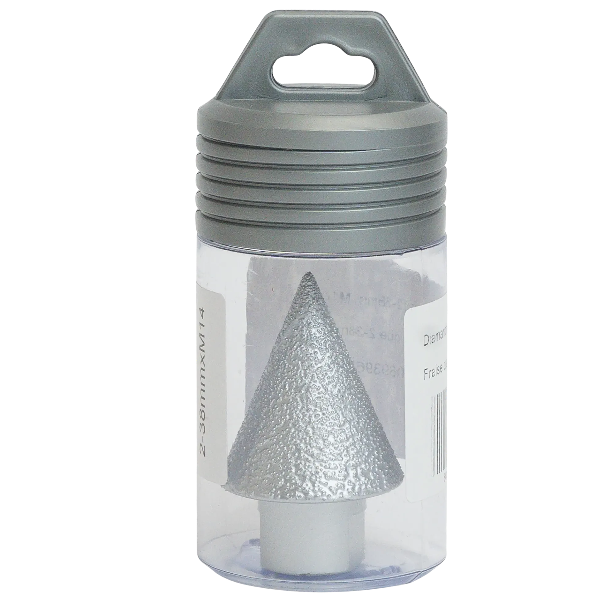 [069396B] Diamantfrees conisch punt 2-38mm M14