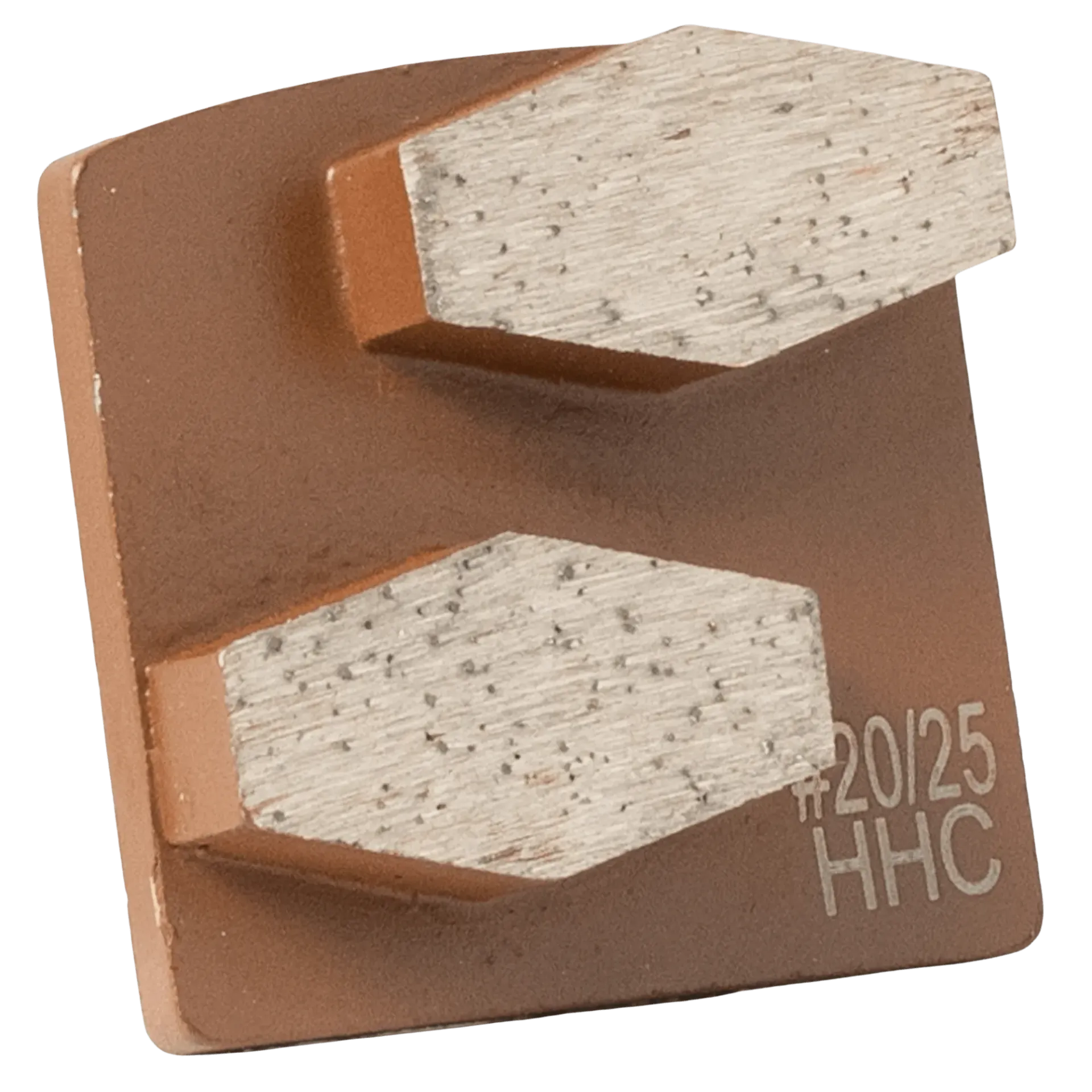 [064267B] Diamantsegment Scanmaskin 34x18x10 Hex K20-25 heel zacht - bruin