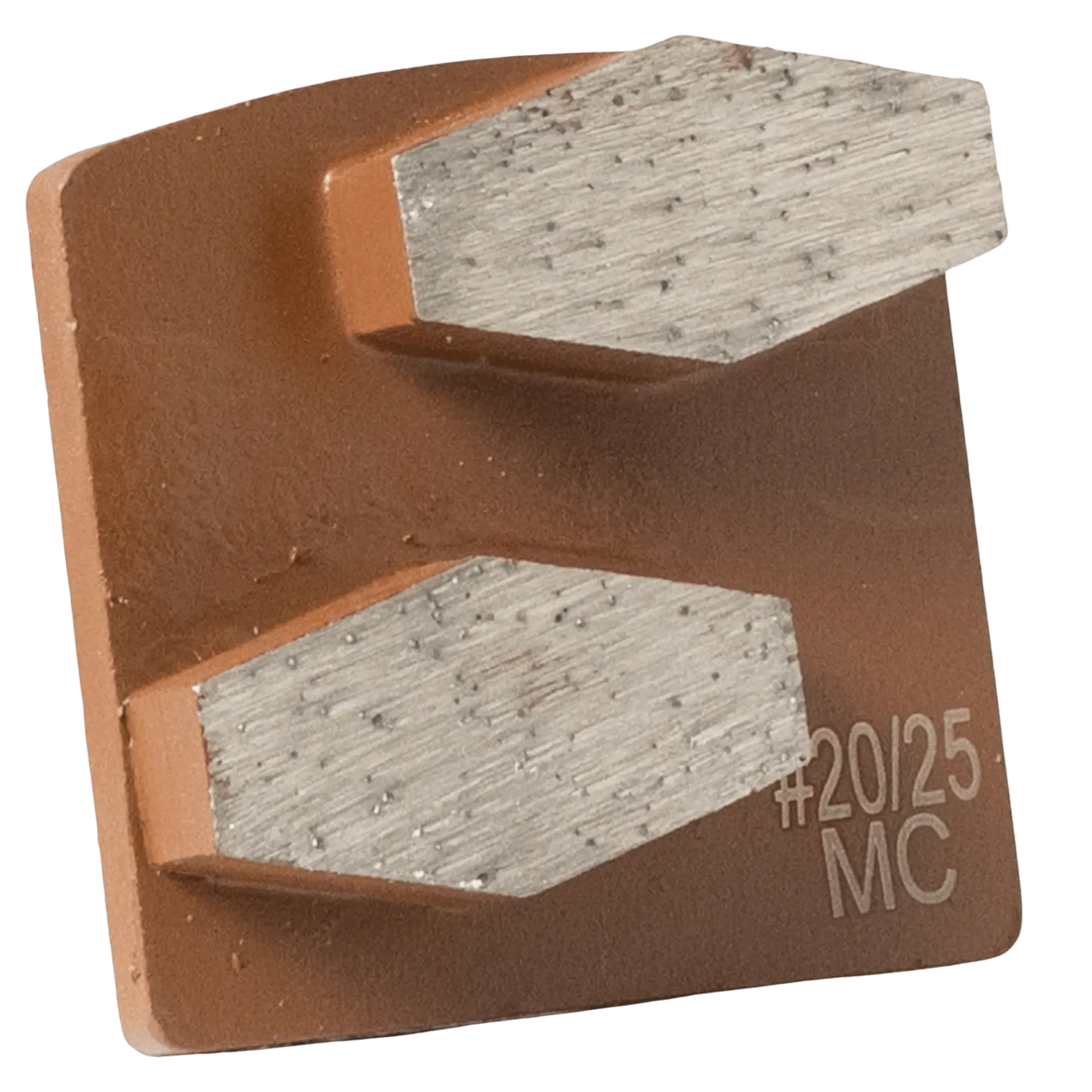 [064268B] Diamantsegment Scanmaskin 34x18x10 Hex K20-25 medium - bruin